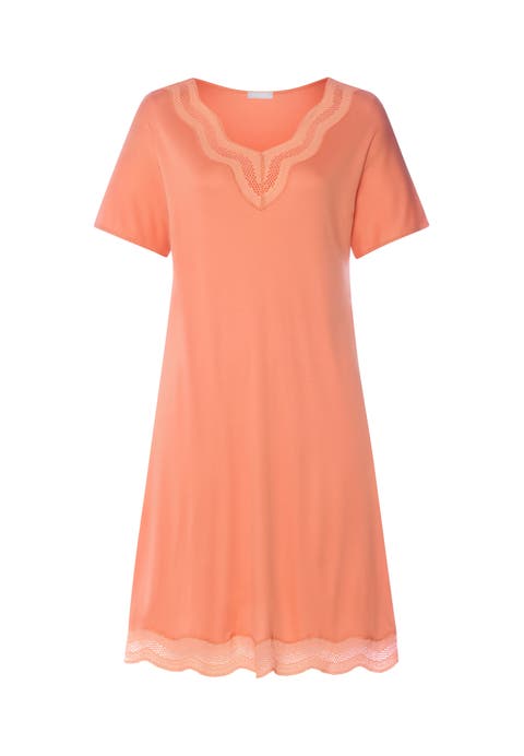 Cira Scalloped Lace Tencel Nightgown