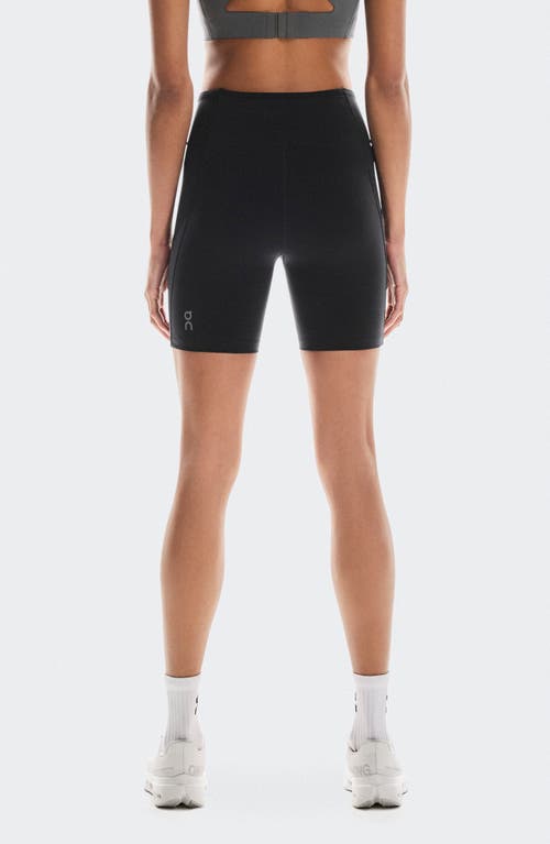 On Performance Bike Shorts With Pockets In Black