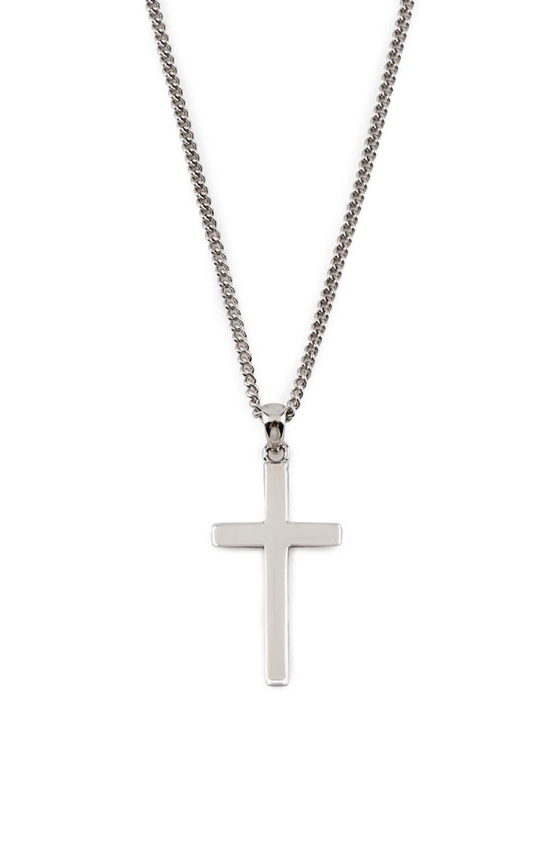 Serge DeNimes Cross Pendant Necklace, Main, color, 