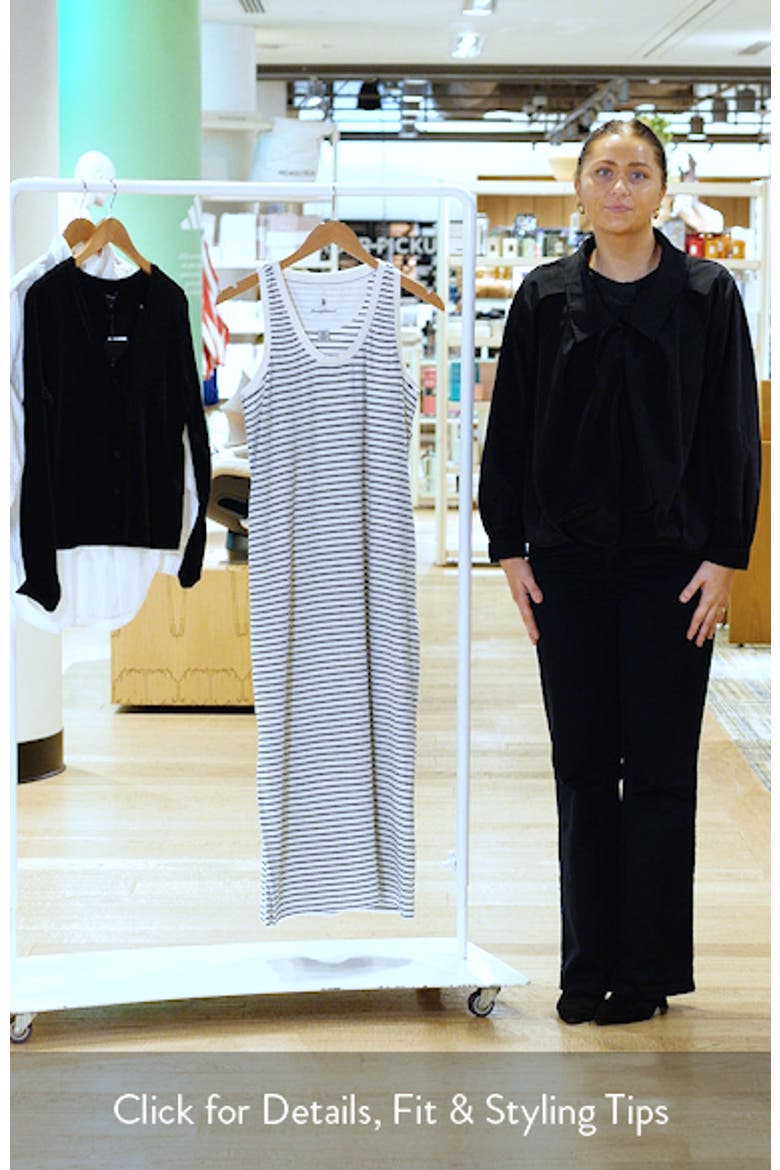Suncoast Stripe Sleeveless Terry Midi Dress video