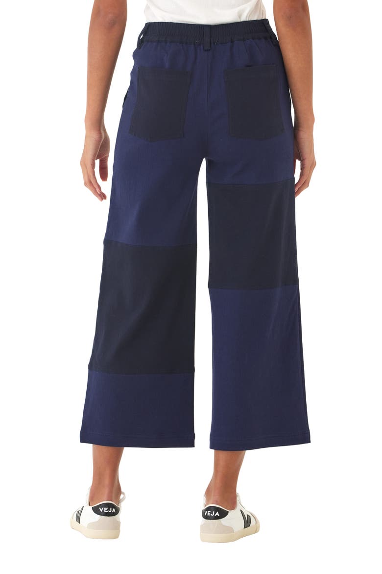 Pamela Patchwork Wide Leg Crop Pants, Alternate, color, STARGAZER