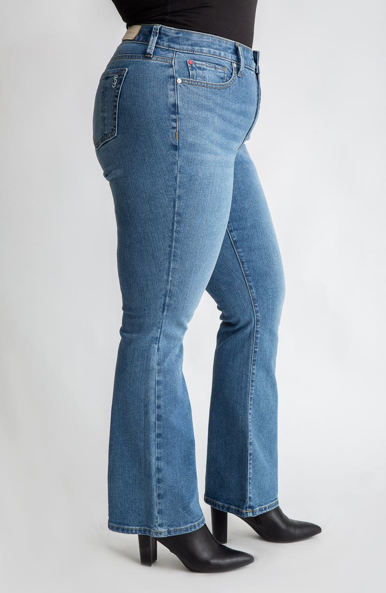 SLINK Jeans High Waist Bootcut Jeans, Alternate, color, 