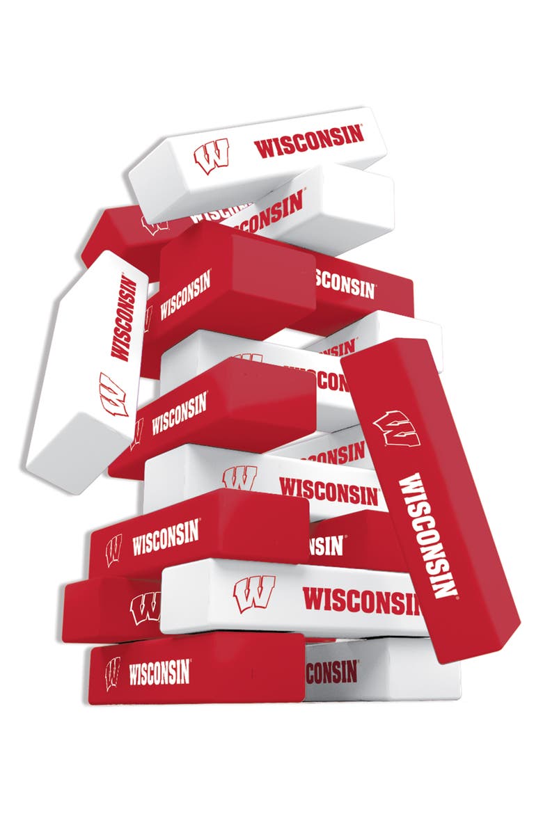 Wisconsin Badgers Tumble Tower, Alternate, color, Multicolor