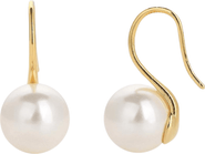 Bearfruit Jewelry 18k Gold Plated Sterling Silver Lorelei Pearl Earrings Gift Idea