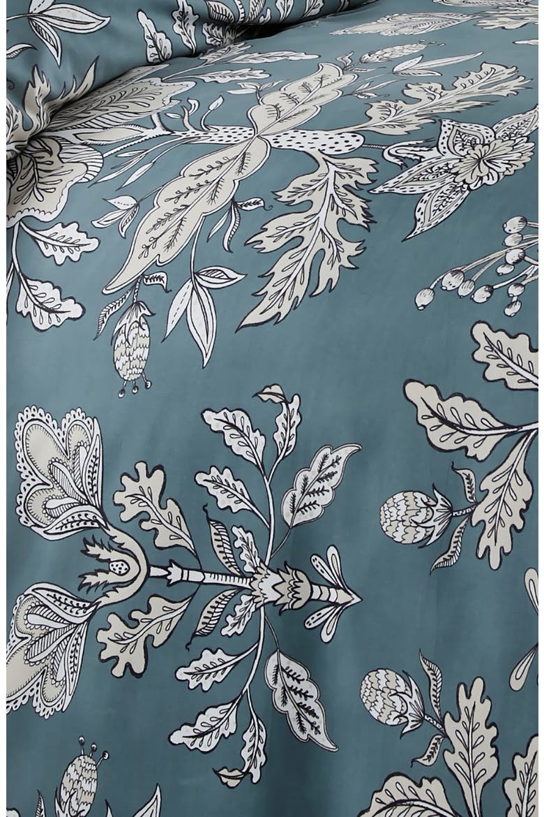 Vintage Garden Duvet Cover Set, Alternate, color, VINTAGE GARDEN SMOKEY BLUE