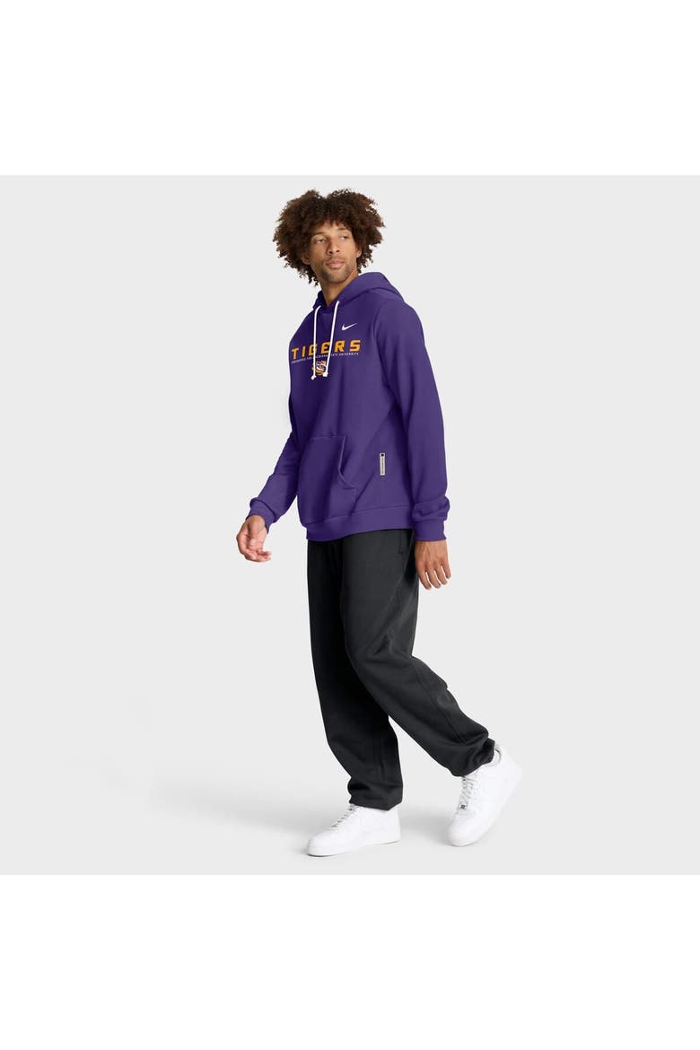 Men's Nike Purple LSU Tigers 2025 Sideline Standard Issue Dri-FIT Hoodie, Alternate, color, Purple