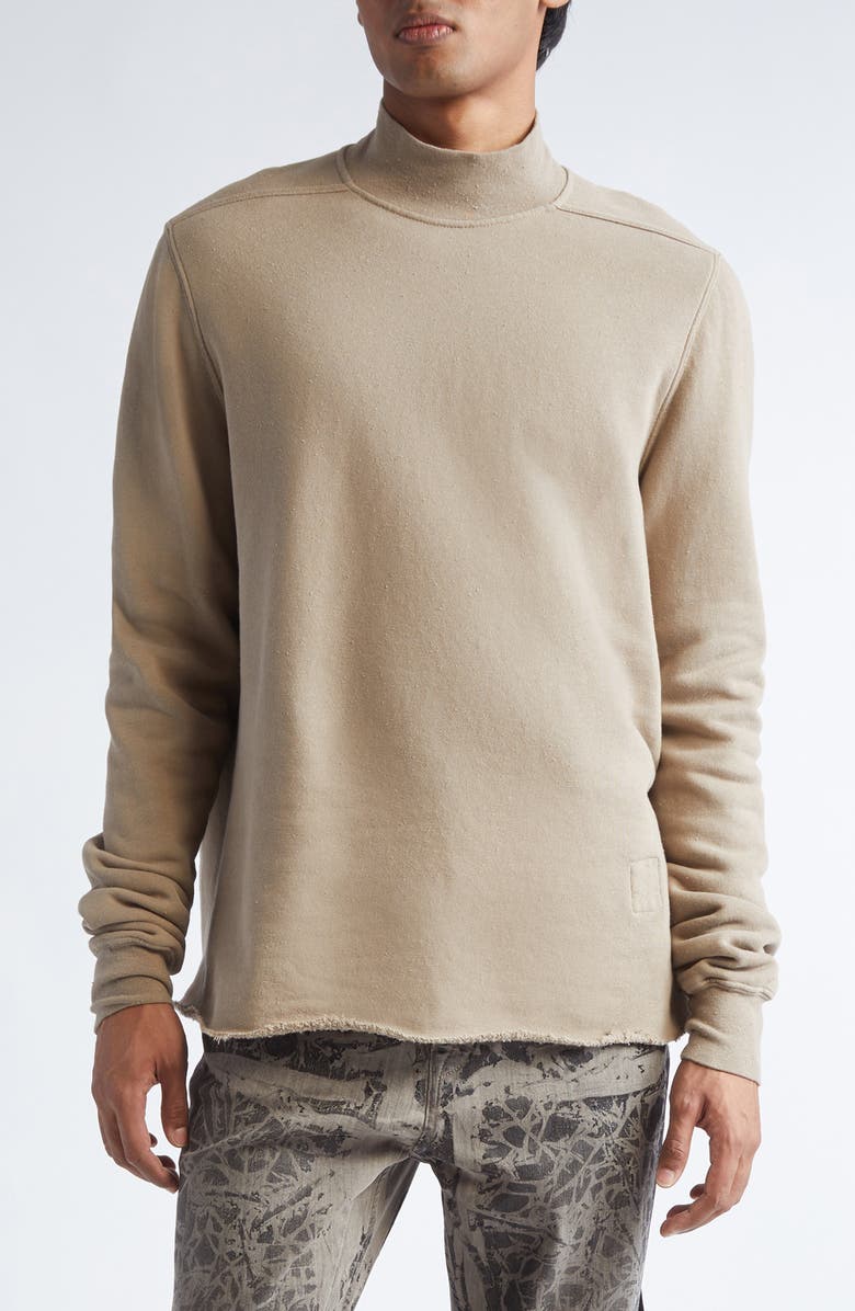 Rick Owens DRKSHDW Headon Double Heavyweight Cotton Sweatshirt, Main, color, Dirty Pearl
