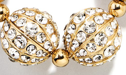 Baublebar Nessa Crystal Orb Station Statement Necklace In Gold