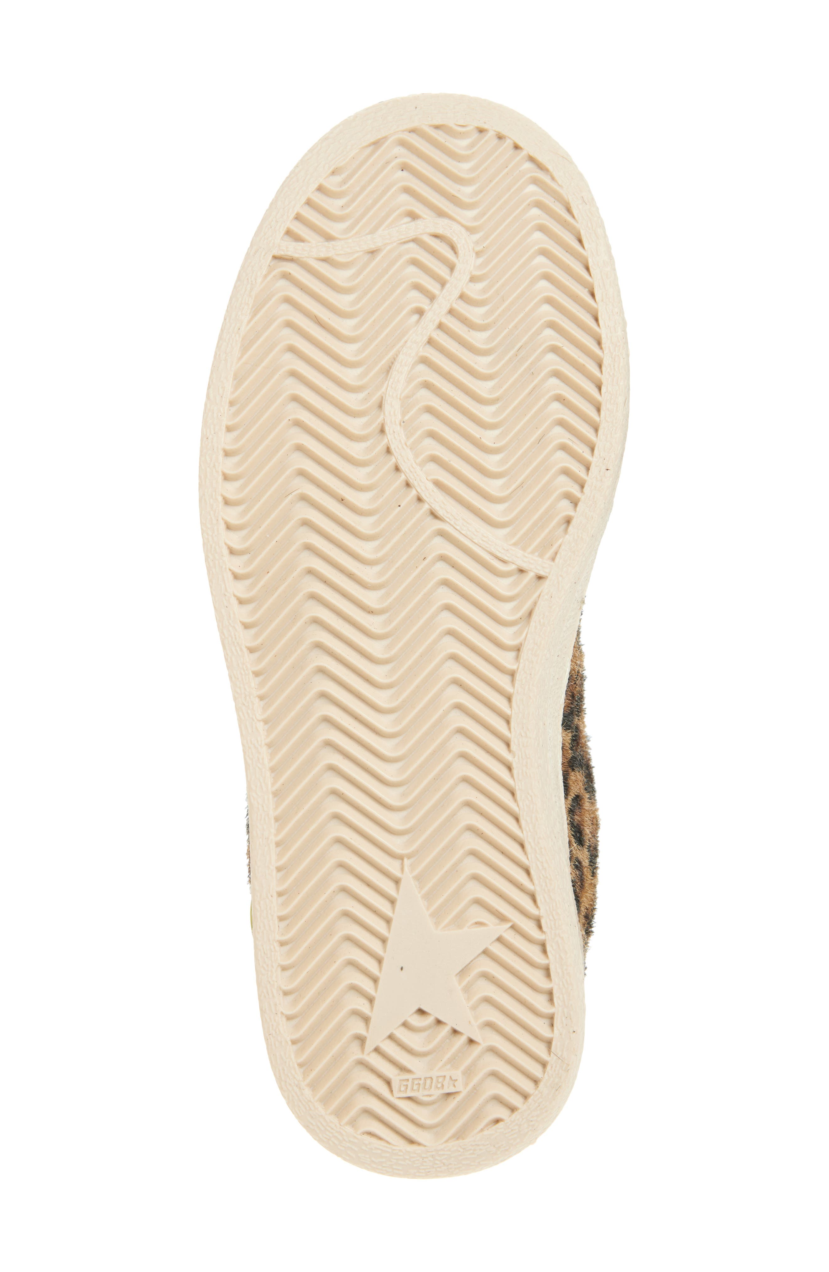 Golden Goose Kids' Ball Star Genuine Calf Hair Sneaker, Alternate, color, Brown And Black Leo/ Pink