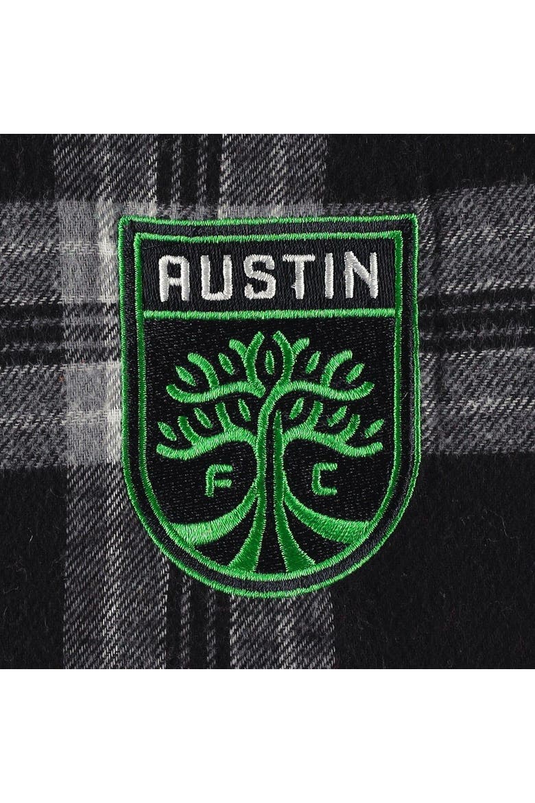 Men's Concepts Sport Black/Gray Austin FC Takeaway Flannel Pants, Alternate, color, Black
