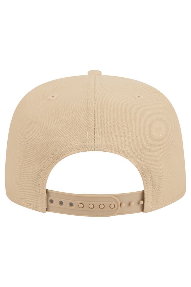 Men's New Era Light Beige Dallas Cowboys Color Pack A-Frame 9FIFTY Snapback Hat, Alternate, color, Light Beige