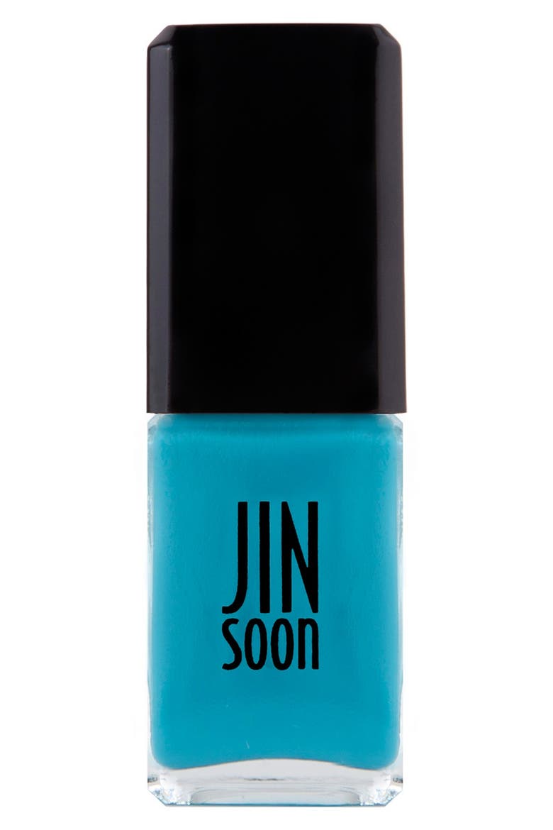 'Poppy Blue' Nail Lacquer, Main, color, POPPY BLUE
