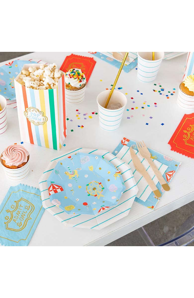 Daydream Society Off to the Fair Fair Fun Large Napkins, Alternate, color, Assorted Pre-Pack