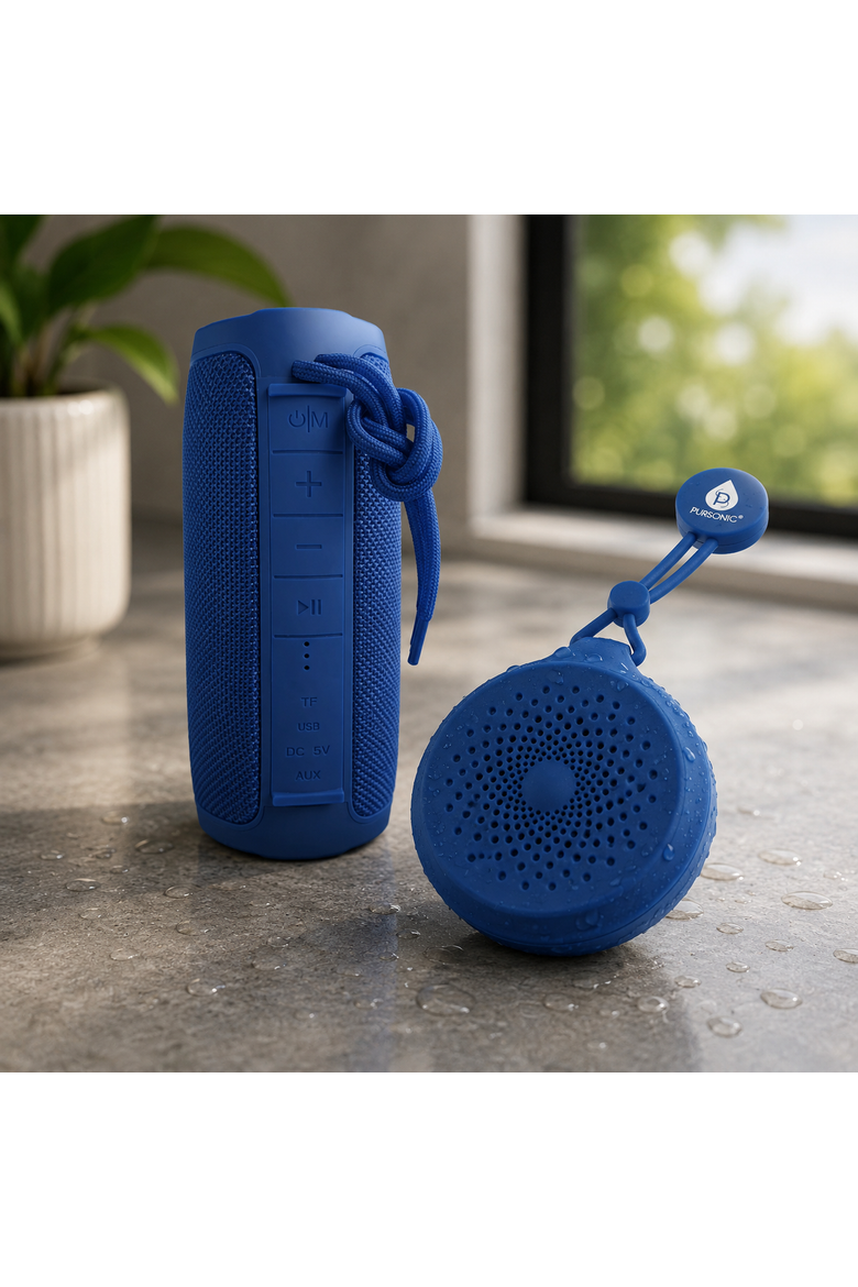 Peak Wireless Speaker & Waterproof Speaker Set, Alternate, color, Blue