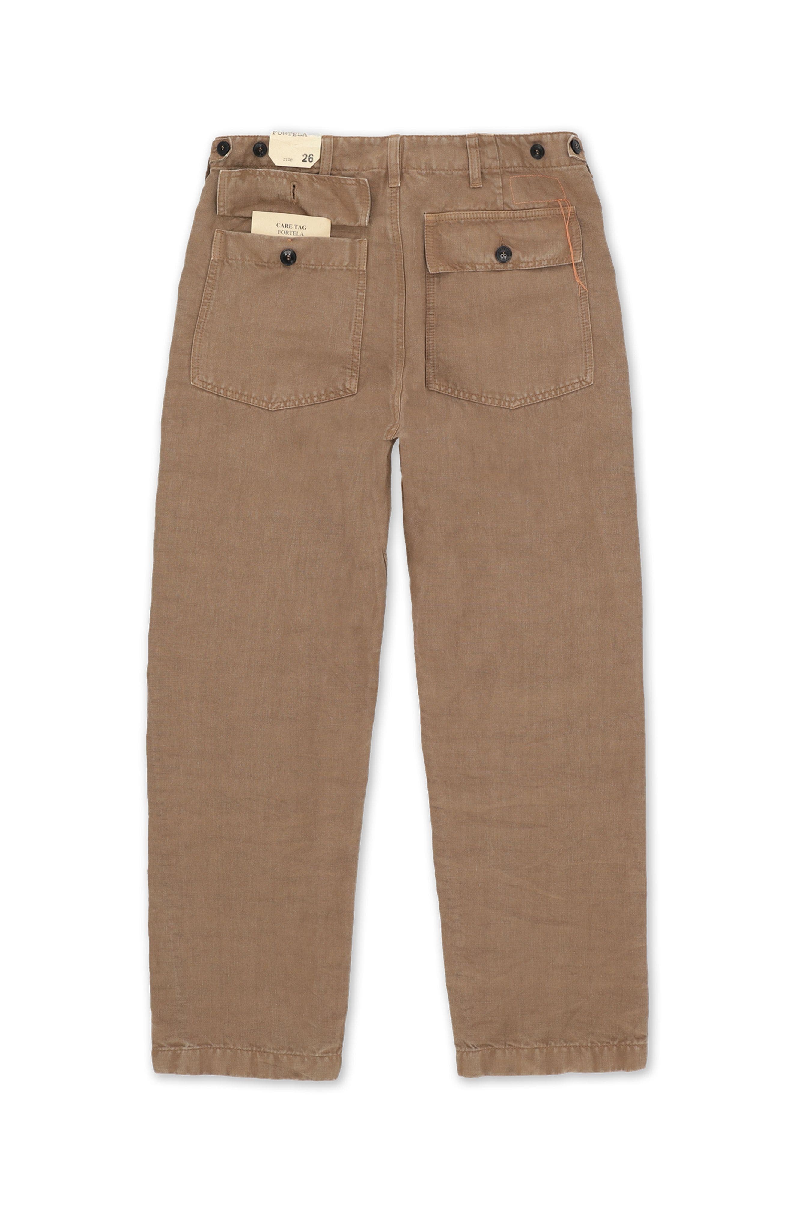 Linen Fatigue Trousers - image 2