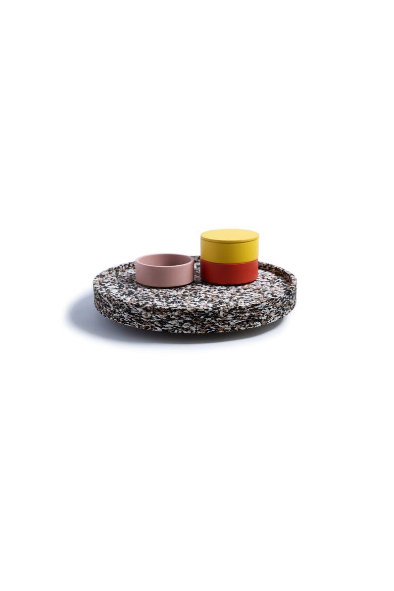 Smart Susan Cork Terrazzo, Alternate, color, Ink Spot