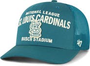 '47 Men's '47 Teal St. Louis Cardinals Contemporary Hitch Adjustable Trucker Hat