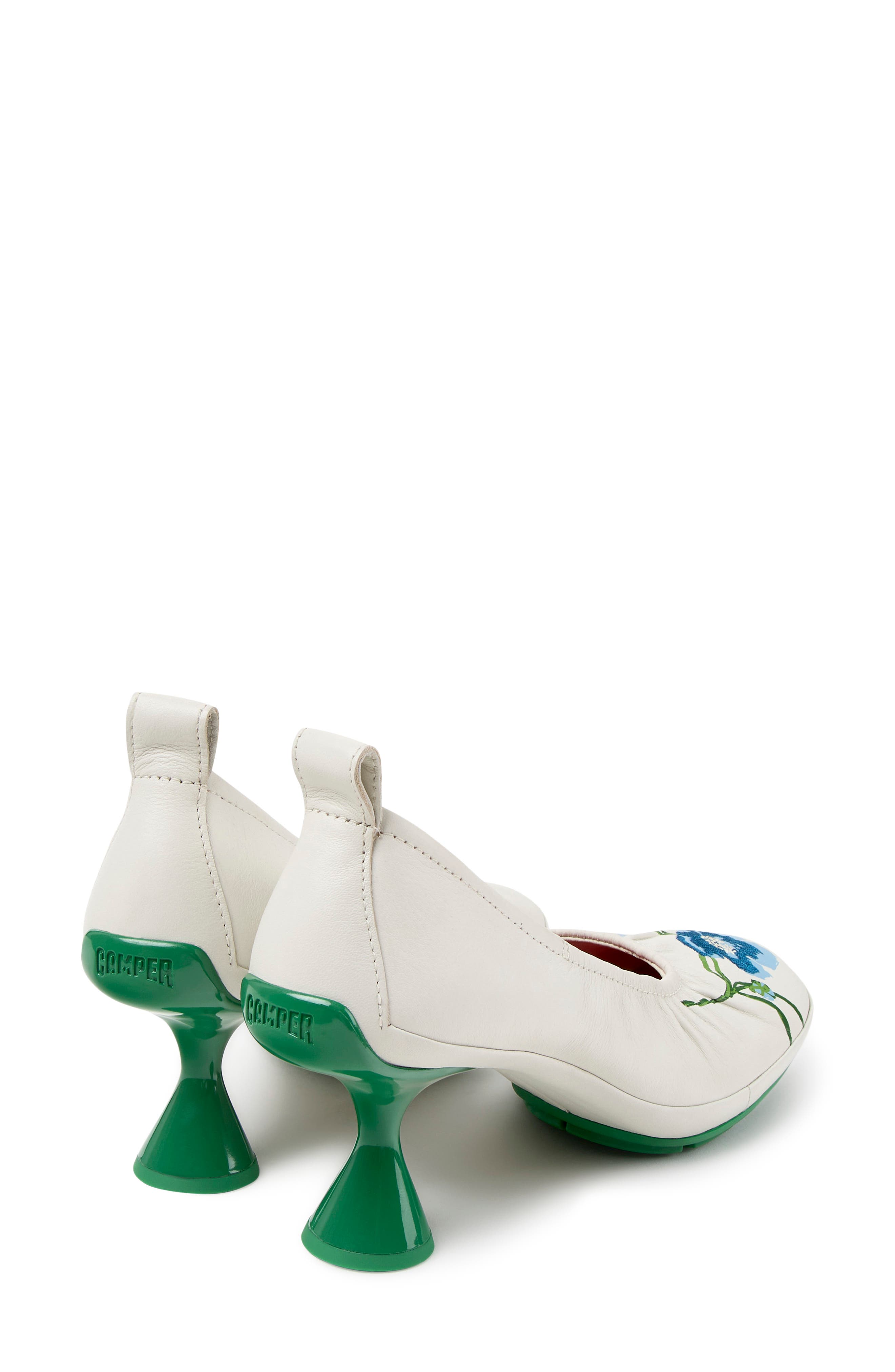 Twins Leather Pump, Alternate, color, WHITE NATURAL