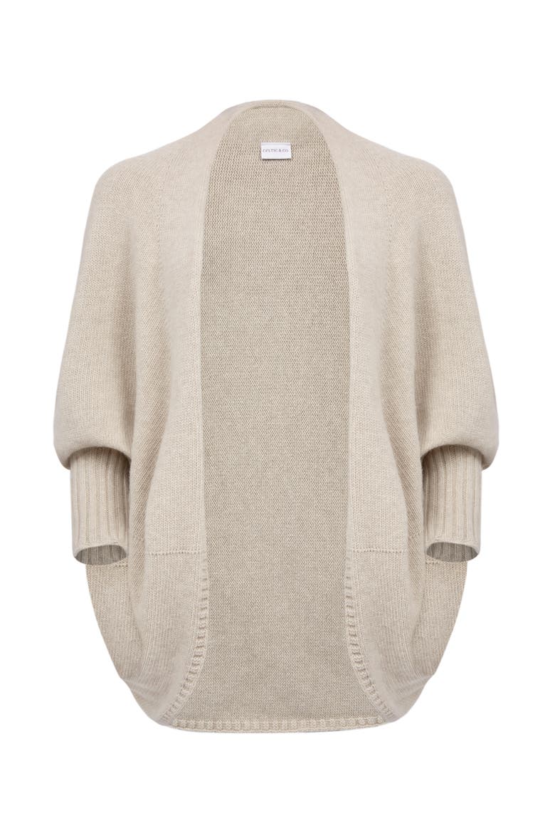 British Supersoft Cocoon Cardigan, Alternate, color, Oatmeal