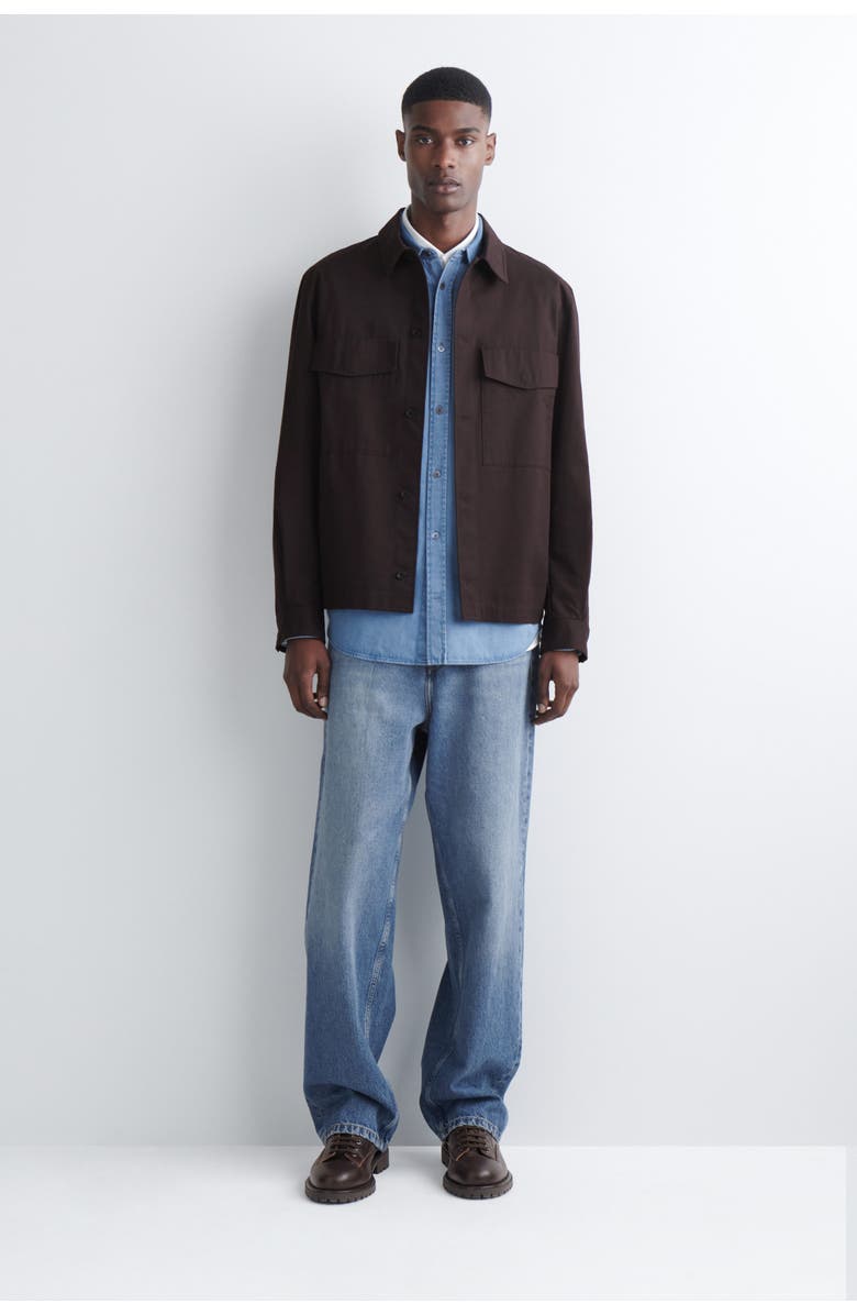 COS Denim Shirt, Alternate, color, Blue