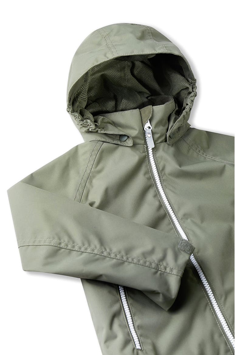 Kid's Soutu Reimatec® Waterproof Jacket, Alternate, color, GREYISH GREEN