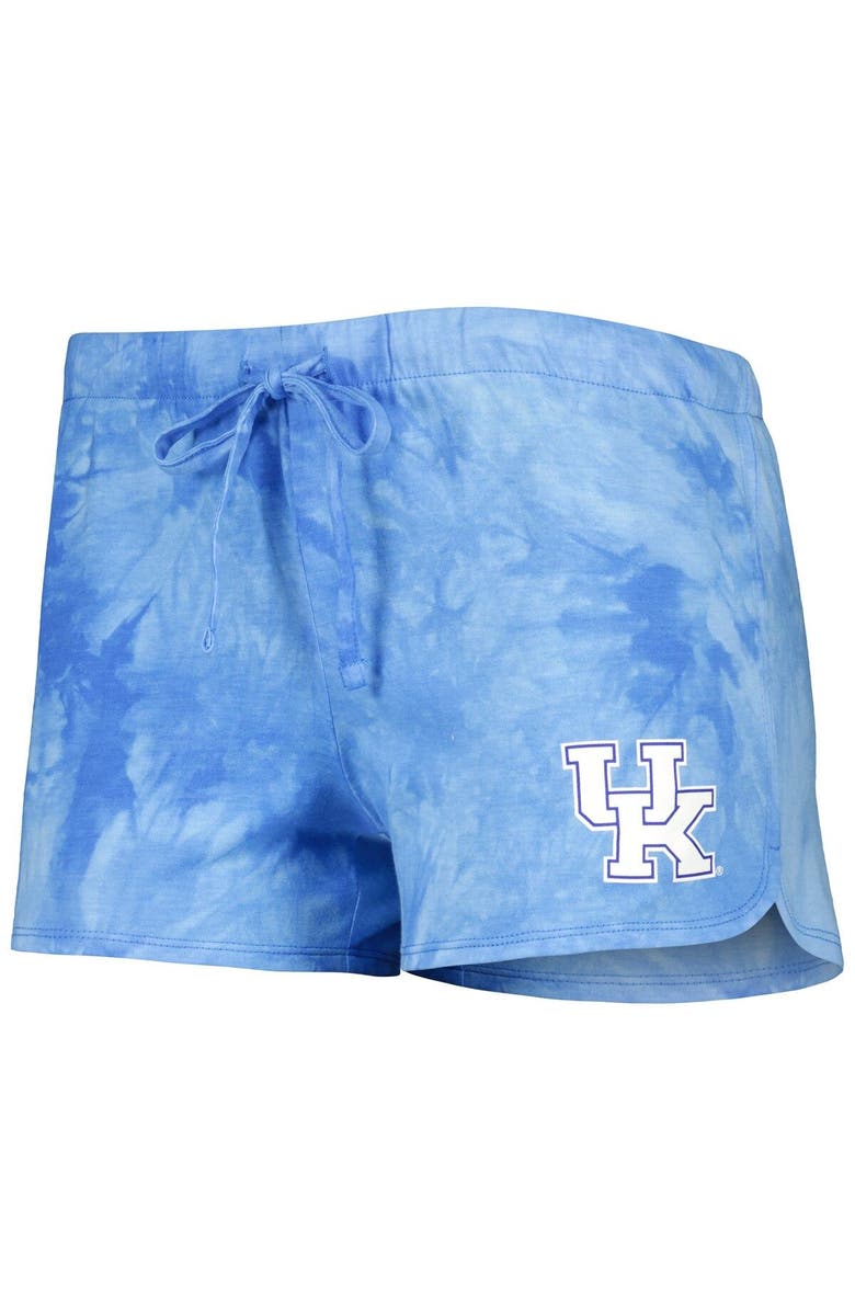 CONCEPTS SPORT Women's Concepts Sport Royal Kentucky Wildcats Billboard Tie-Dye Tank and Shorts Sleep Set, Alternate, color, 