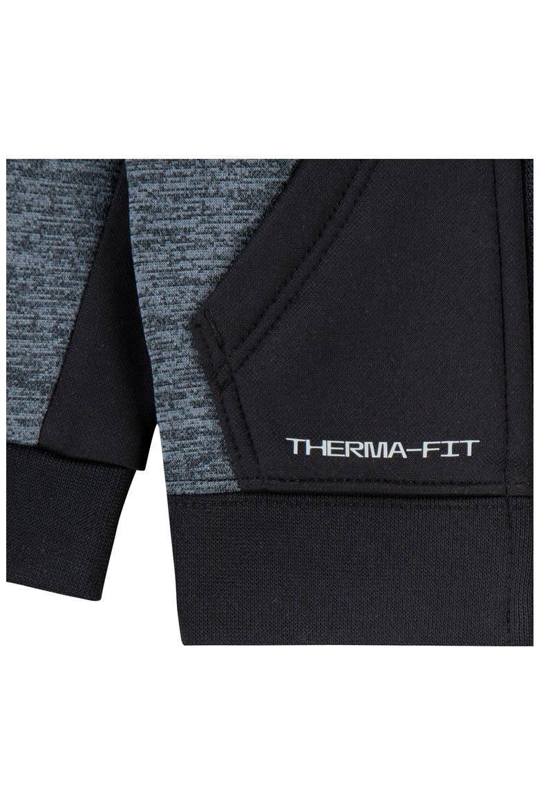 Therma Dri-FIT Speckle Colorblock Hoodie & Joggers Set, Alternate, color, TRENCHIE BLACK
