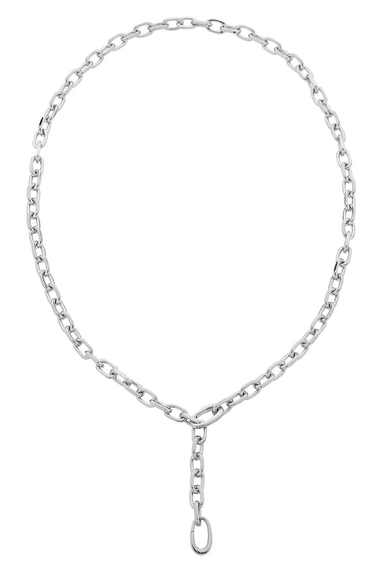 Alta Capture Mini Link Necklace, Alternate, color, SILVER
