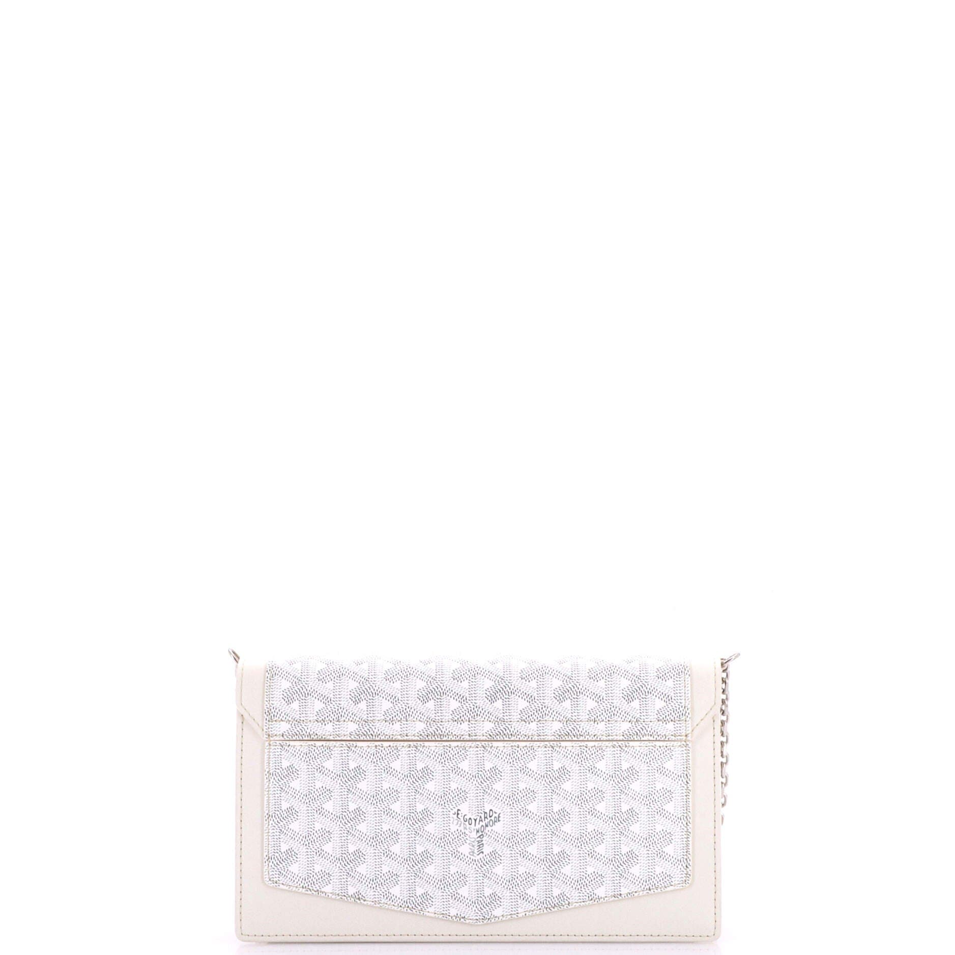 Duchesse Marie-Caroline Bag Coated Canvas Small, Alternate, color, White