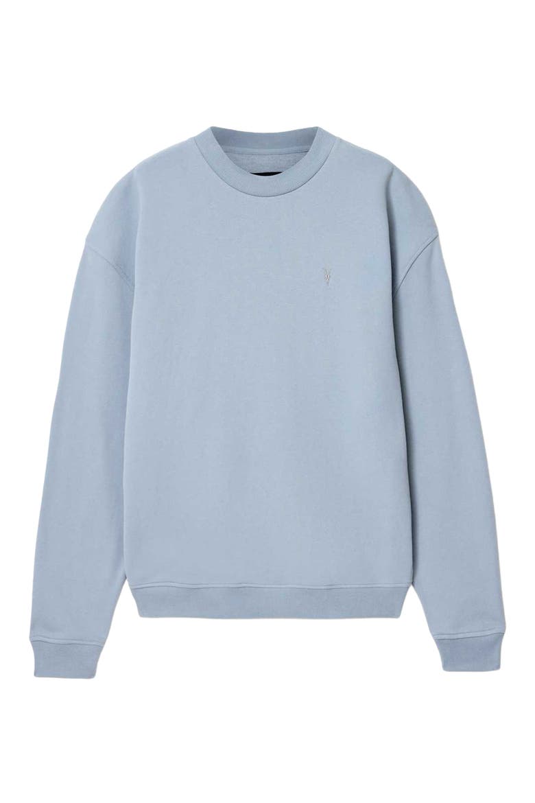 Asher Crewneck Sweatshirt, Alternate, color, MAYA BLUE