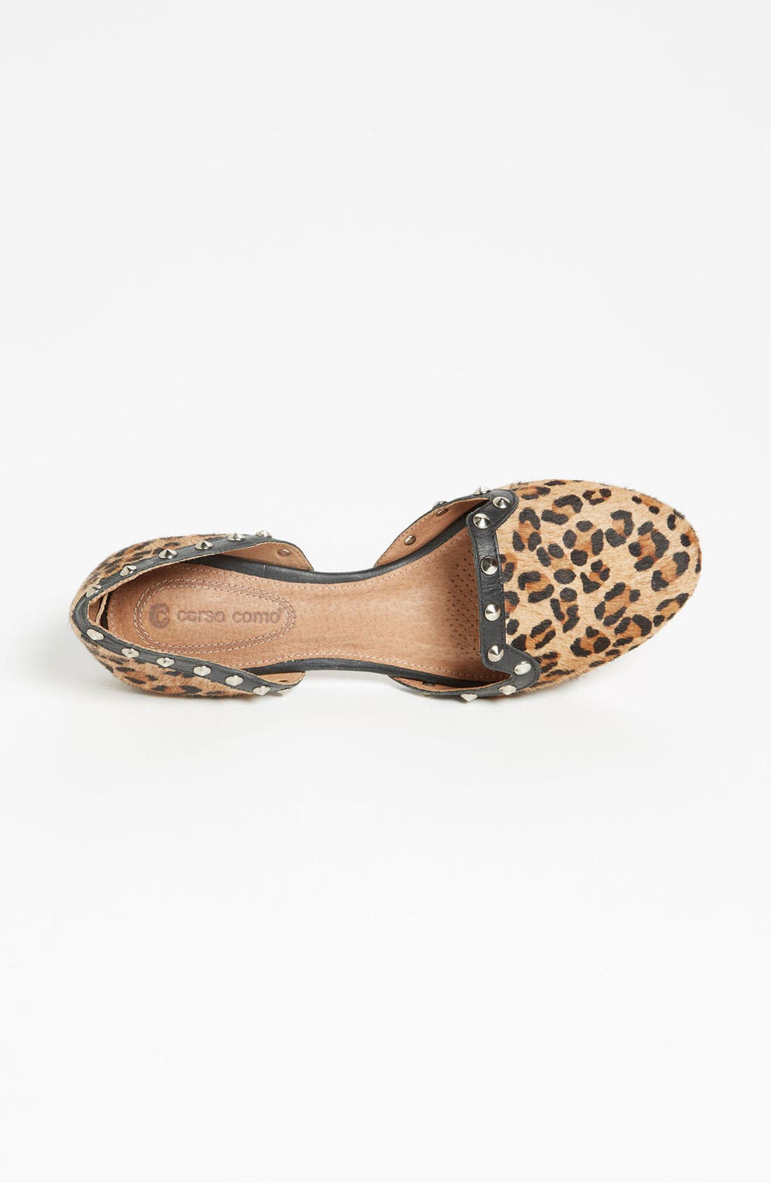 'Regal' Flat, Alternate, color, LEOPARD BLACK PARIS