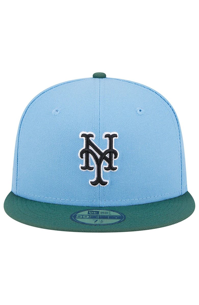 New Era Men's New Era  Sky Blue/Cilantro New York Mets 1986 World Series 59FIFTY Fitted Hat, Alternate, color, 