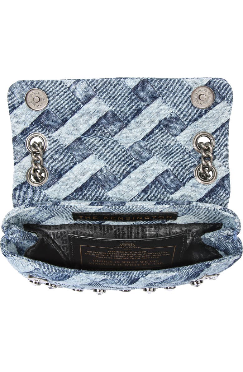 Kurt Geiger London Kensington Leather Mini Crossbody Bag, Alternate, color, Navy