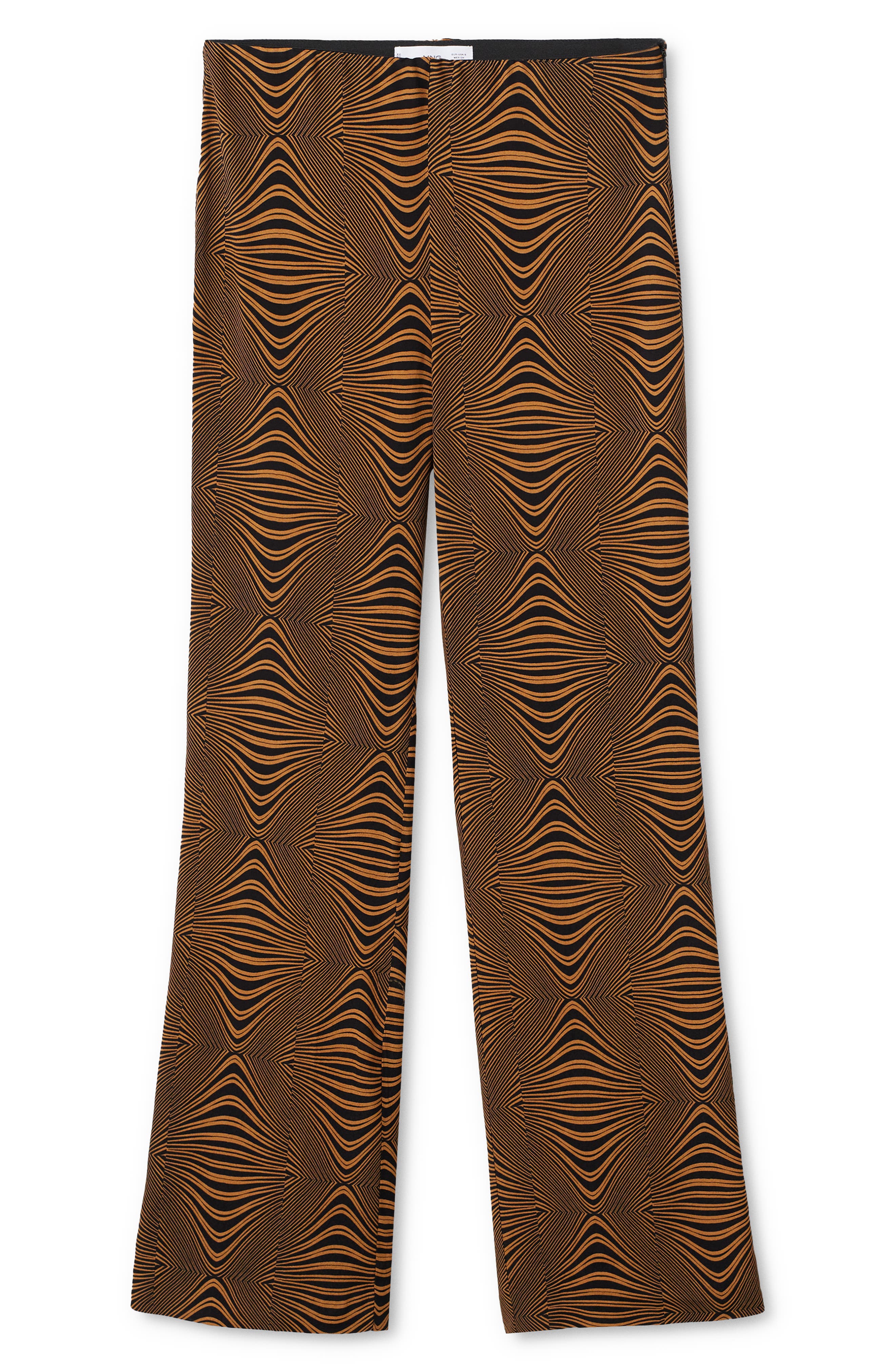 MANGO Animal Print Trousers (Women) | Nordstrom