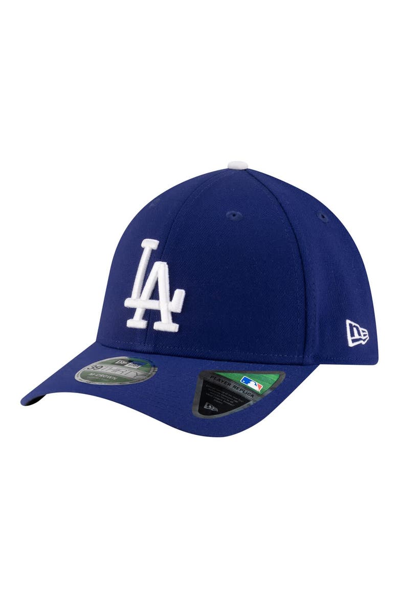 Men's New Era  Royal Los Angeles Dodgers Player Replica 39THIRTY M-Crown Flex Hat, Main, color, Royal