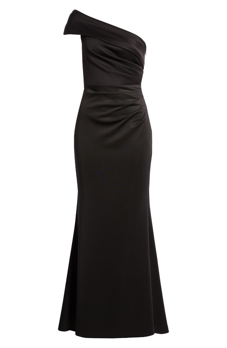 Off the Shoulder Fit & Flare Gown