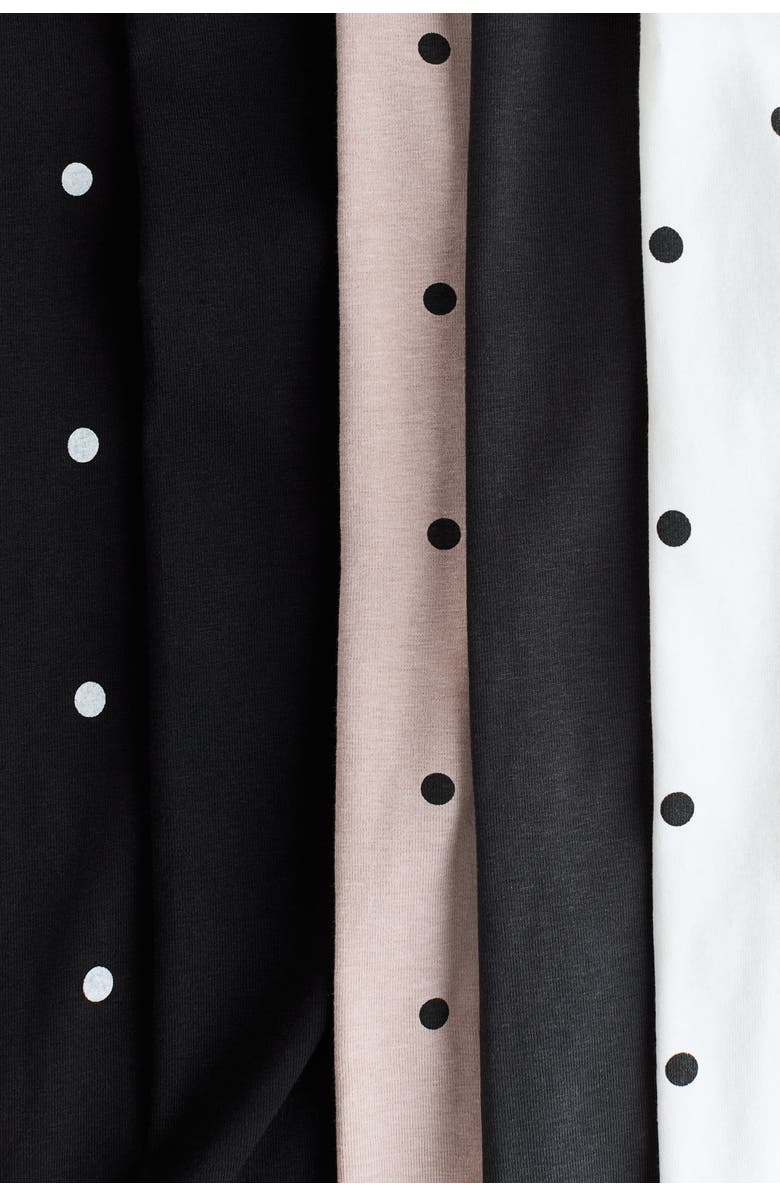 H&M 5-pack Jersey Leggings, Alternate, color, 