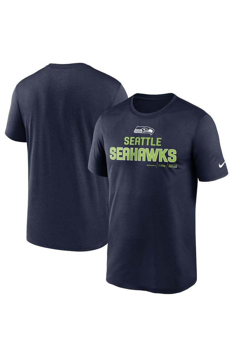 Nike Men's Nike College Navy Seattle Seahawks Legend Community Performance T-Shirt, Alternate, color, Navy
