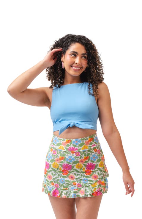 Ultra High-Waist Skirt w/ Bottoms