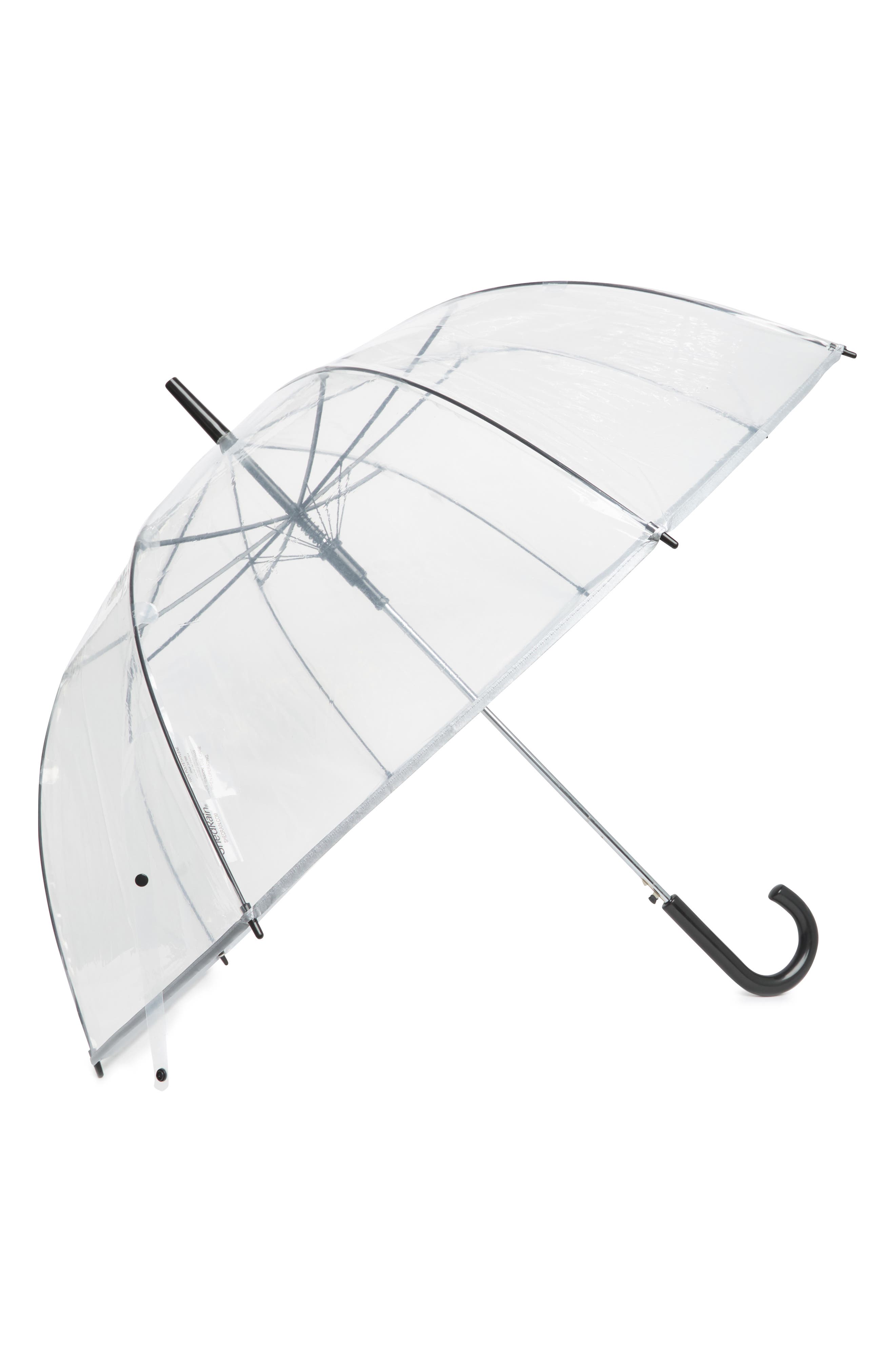 ShedRain Automatic Open Clear Bubble Stick Umbrella