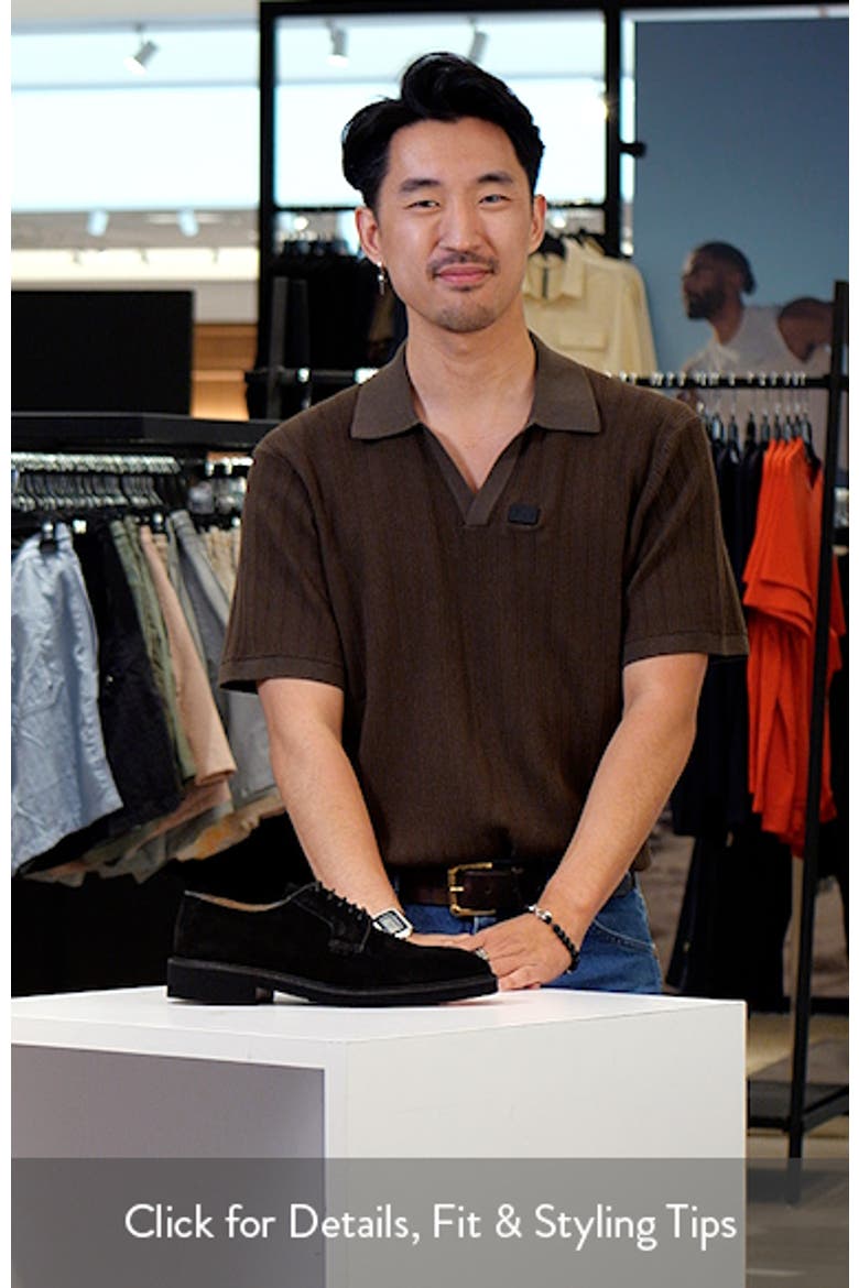Vasto Suede Plain Toe Derby video