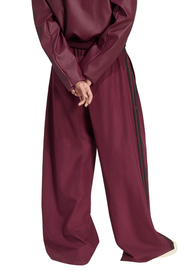 Firebird Wide Leg Track Pants, Alternate, color, MAROON/ BLACK