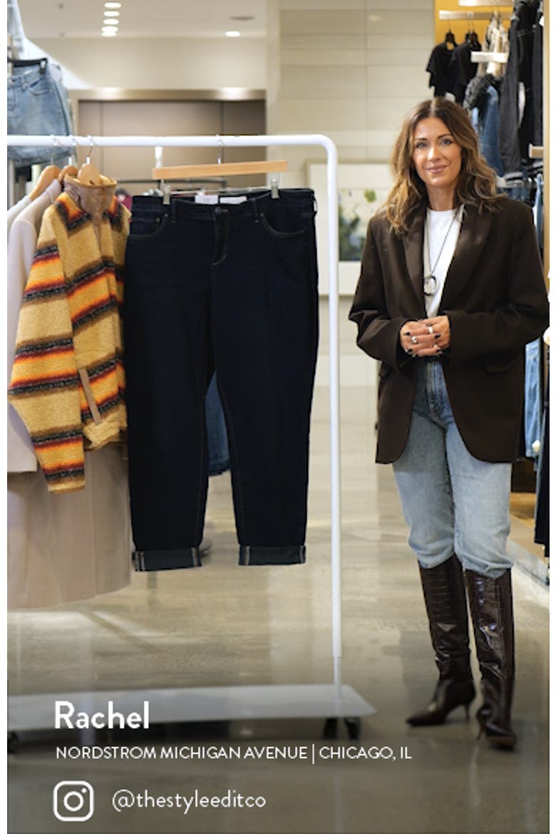 High Waist Straight Leg Boyfriend Jeans video
