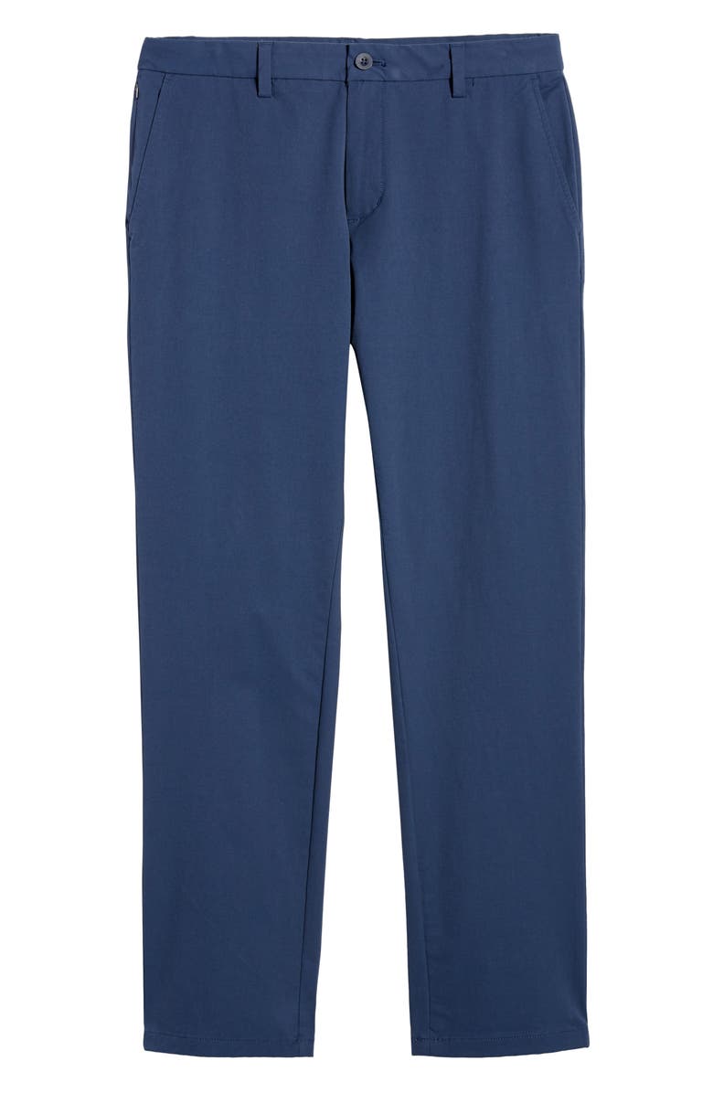 vineyard vines On-The-Go Slim Fit Performance Pants, Alternate, color, Blue Blazer