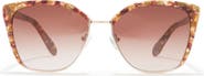 BCBGMAXAZRIA 56mm Cat Eye Sunglasses