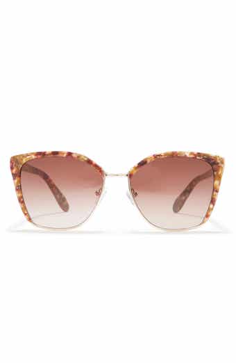BCBGMAXAZRIA 56mm Cat Eye Sunglasses