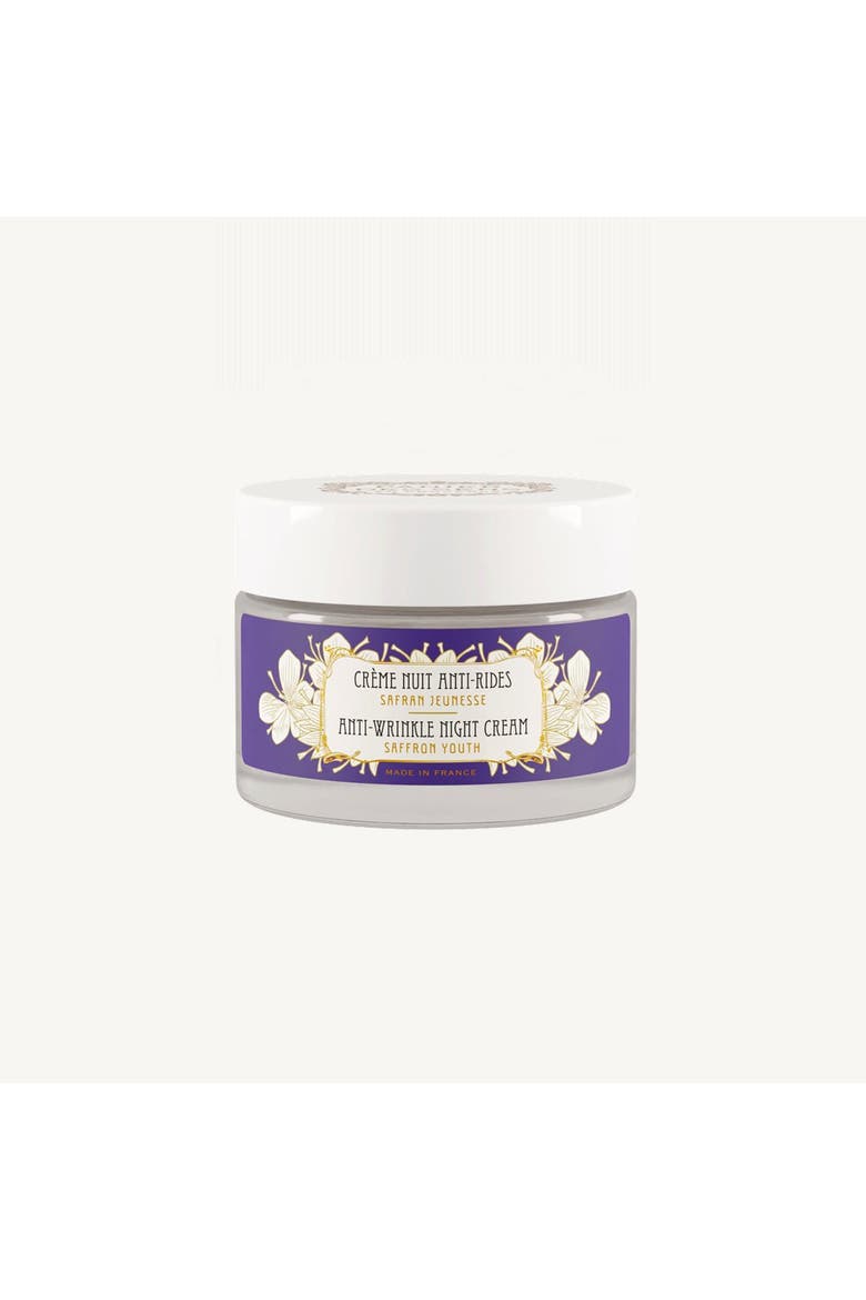 Saffron Youth- Anti-Wrinkle Night Cream, Main, color, Purple