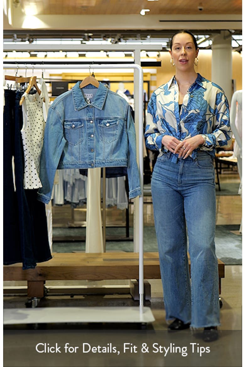 Del Mar Crop Denim Jacket video