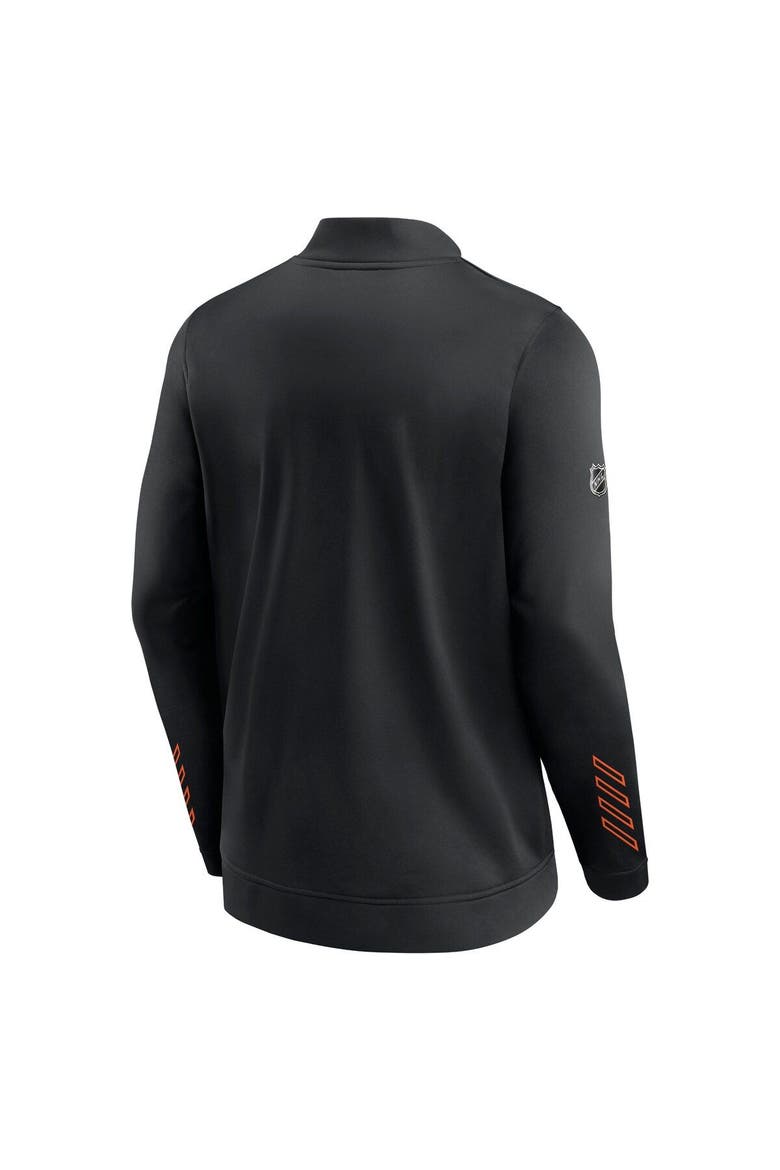 Men's Fanatics Branded Black Philadelphia Flyers Locker Room Full-Zip Jacket, Alternate, color, Black