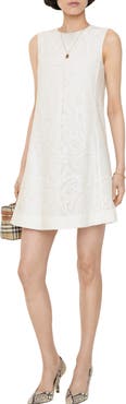 Burberry Paisley Lace Shift Dress